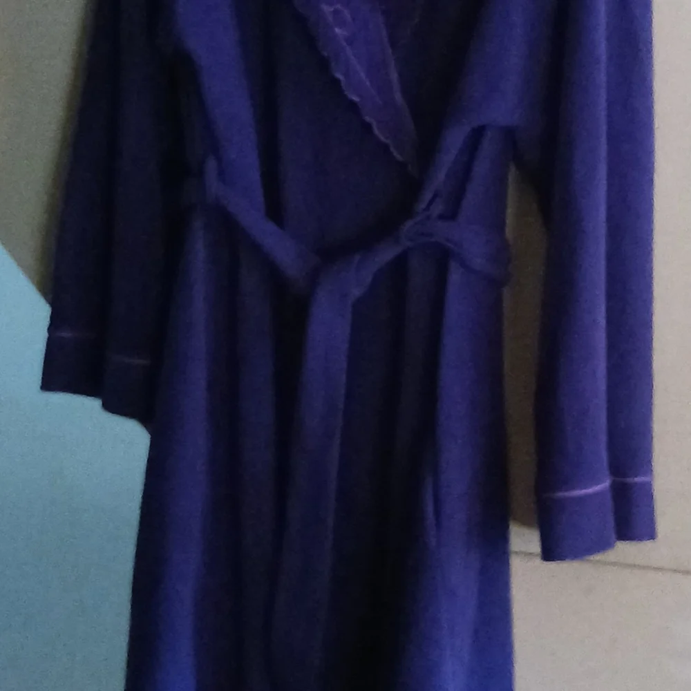 Vintage 90's Vanity Fair Purple Robe - Picture 3 of 15